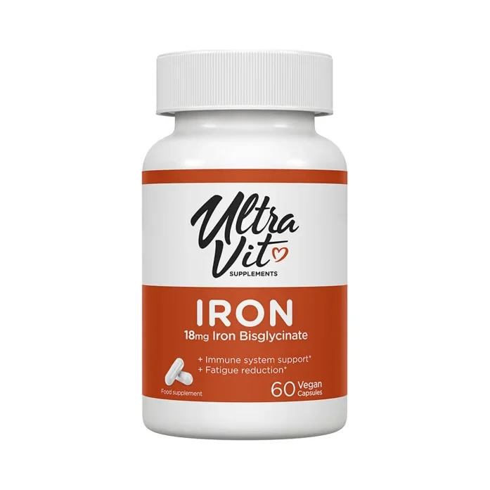 UltraVit Iron - Желязо, Разфасовка 60 vcaps - VPLab