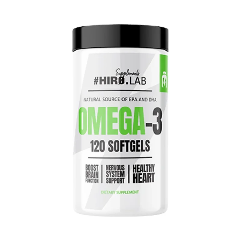 Omega-3 Fish Oil | 65% EPA + DHA / 120 Гел капсули, 120 дози - Hero.Lab