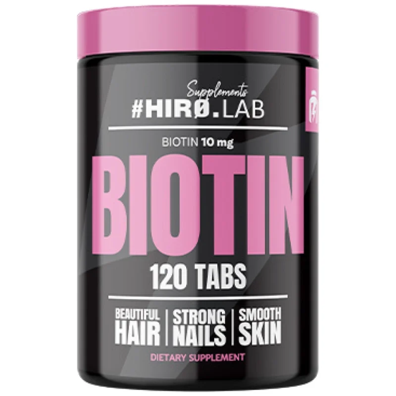Biotin 10.000 mcg / 120 Таблетки, 480 дози