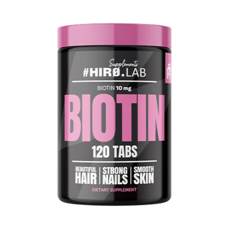 Biotin 10.000 mcg / 120 Таблетки, 480 дози - Hero.Lab