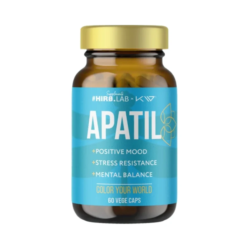 Apatil | Adaptogen Complex with Saffron & Ashwagandha / 60 капсули, 30 дози - Hero.Lab
