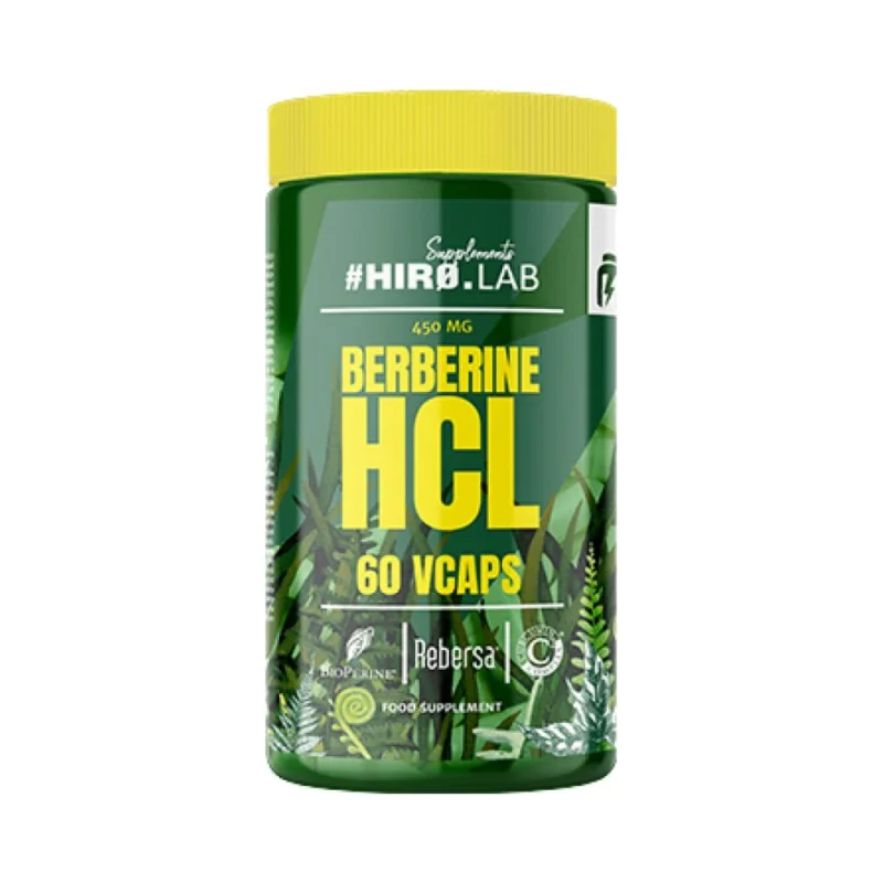 Berberine HCL 450 mg | with Curcumin & Cinnamon / 60 капсули, 60 дози - Hero.Lab