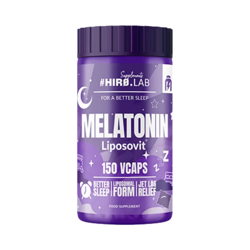 Melatonin Liposovit® 1 mg | Liposomal Technology (150 дози) / 150 капсули - Hero.Lab