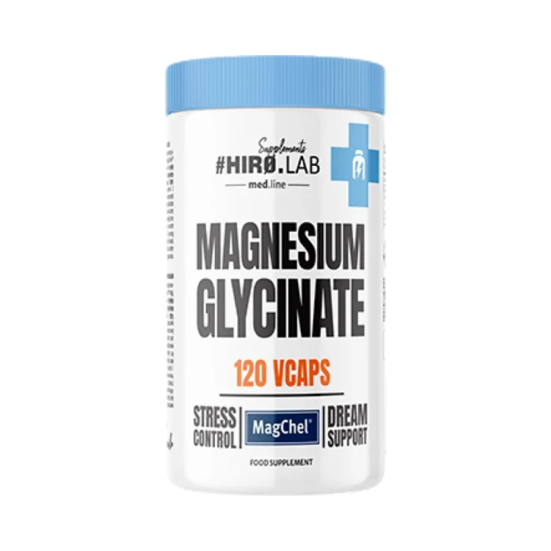 Magnesium Glycinate | MagChel® Bisglycinate + Vitamin B6 (60 дози) / 120 капсули - Hero.Lab