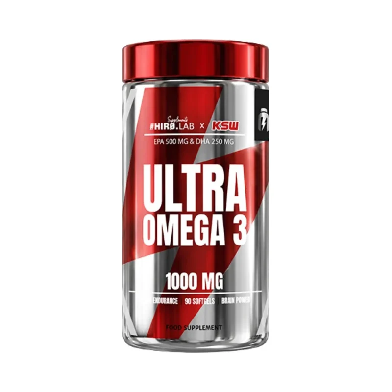 KSW Series Ultra Omega | with 500 mg EPA & 250 mg DHA (90 дози) / 90 Гел капсули - Hero.Lab