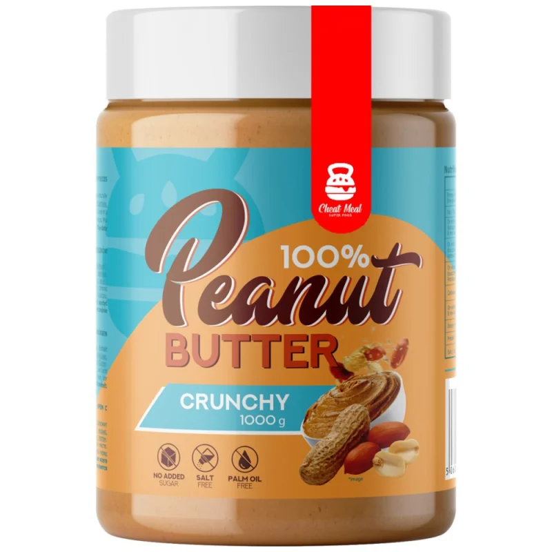 100% Peanut Butter / Crunchy / 1000 грама