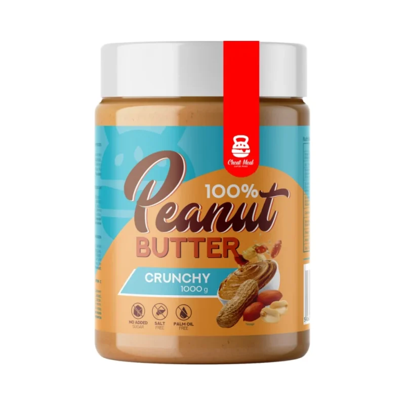 100% Peanut Butter / Crunchy / 1000 грама - Cheat Meal