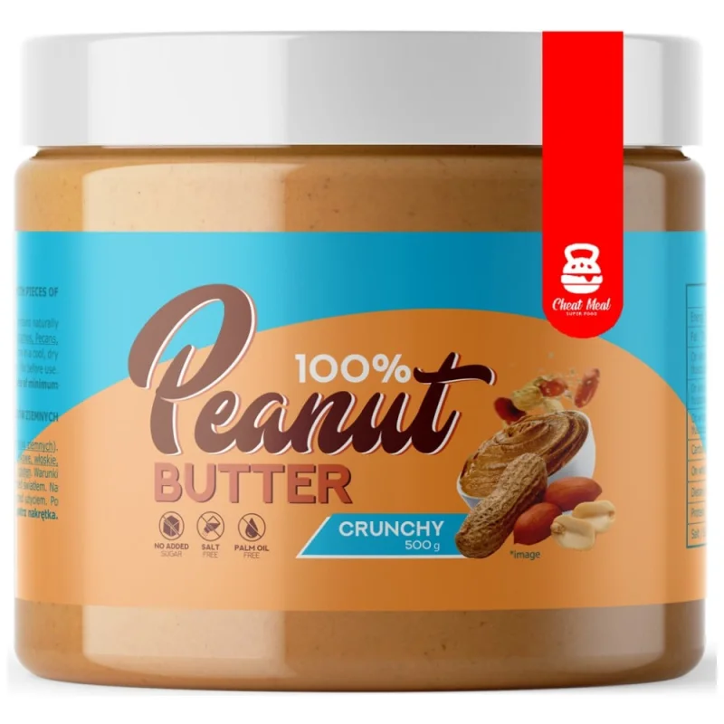 100% Peanut Butter / Crunchy / 500 грама