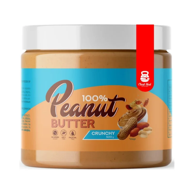 100% Peanut Butter / Crunchy / 500 грама - Cheat Meal