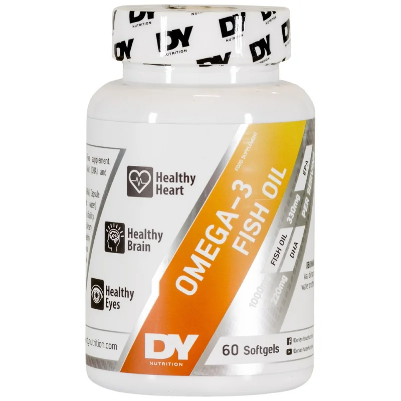 Omega-3 Fish Oil / Highly Concentrated / 60 Гел капсули, 60 дози