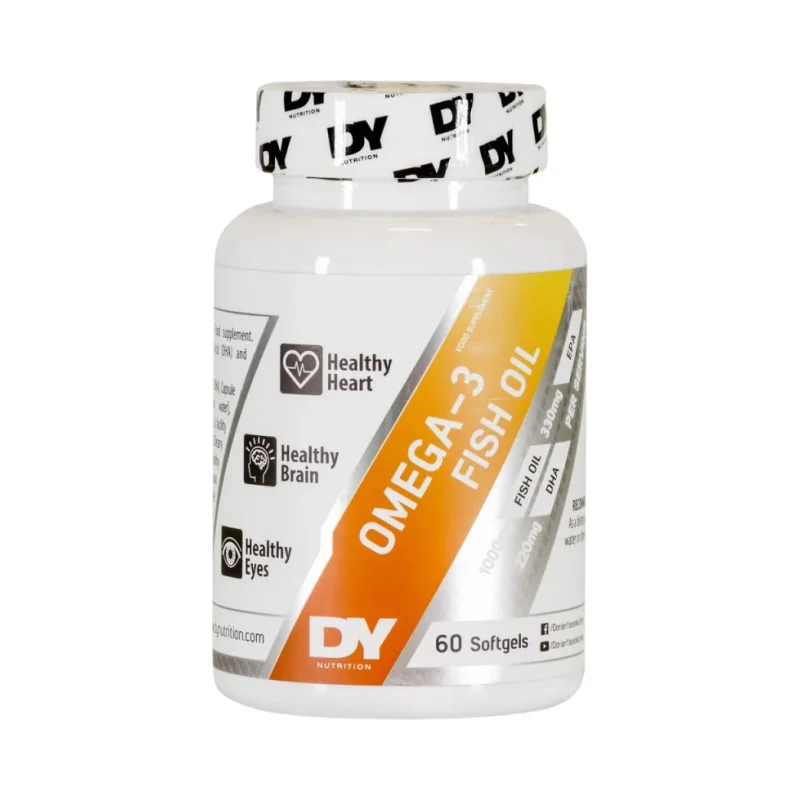 Omega-3 Fish Oil / Highly Concentrated / 60 Гел капсули, 60 дози - Dorian Yates Nutrition