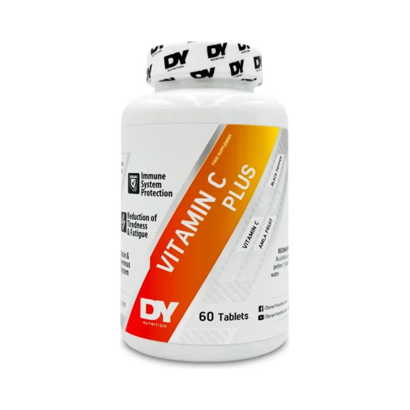 Vitamin C Plus | with Citrus Bioflavonoids, Black Pepper & Amla / 60 Таблетки, 60 дози - Dorian Yates Nutrition