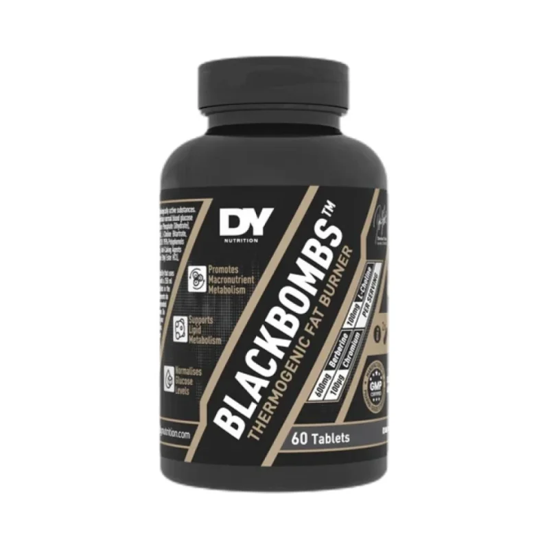 BlackBombs / Thermogenic Fat Burner / 60 Таблетки, 30 дози - Dorian Yates Nutrition