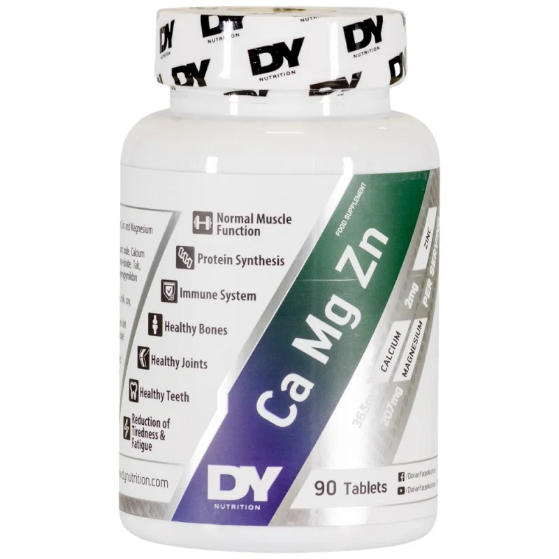 Ca Mg Zn | Calcium + Magnesium + Zinc Formula / 90 Таблетки, 30 дози