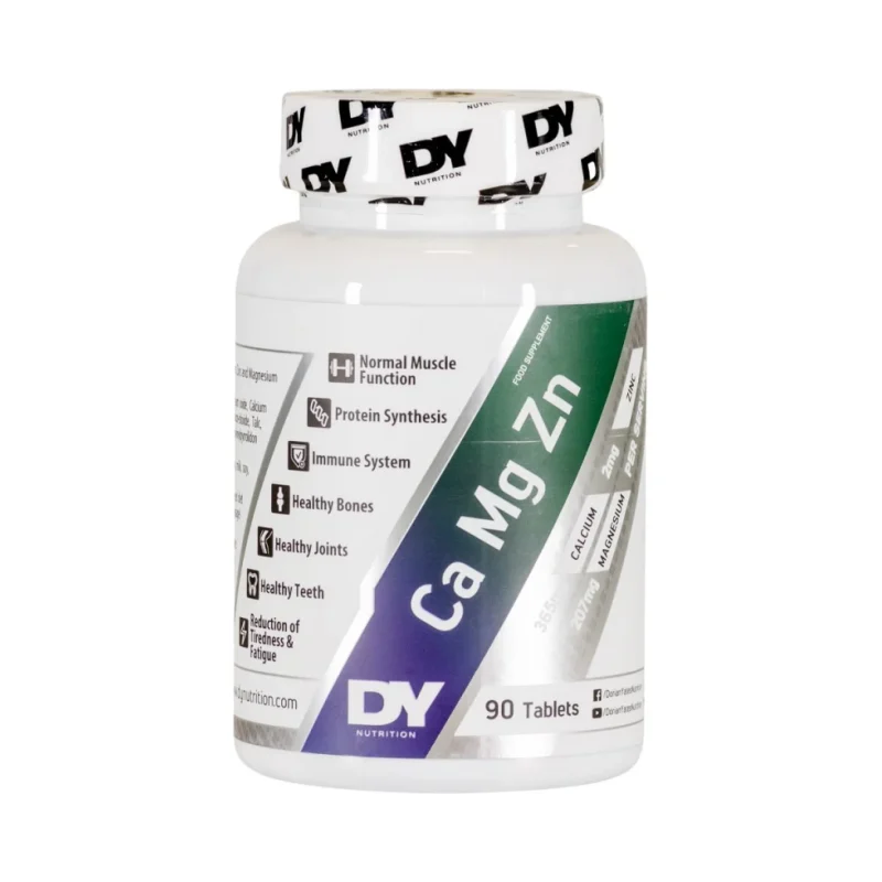 Ca Mg Zn | Calcium + Magnesium + Zinc Formula / 90 Таблетки, 30 дози - Dorian Yates Nutrition