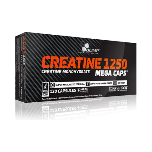 Creatine Mega Caps 1250 mg / 120 Caps / 100g - OLIMP