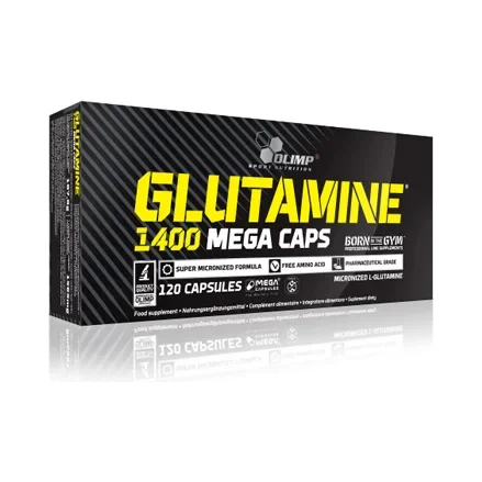 L-Glutamine Mega Caps 1400 mg. / 120 Caps. - OLIMP