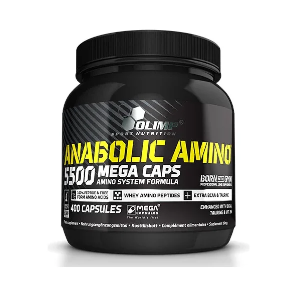Anabolic Amino 5500 Mega Caps - 400 Caps. - OLIMP