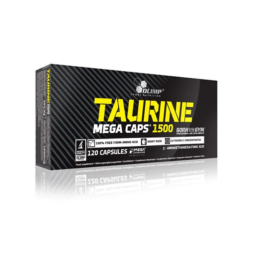 Taurine Mega Caps 1500 mg. / 120 caps.