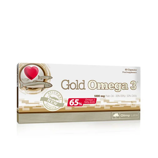Gold Omega 3 65% / 60 Caps.