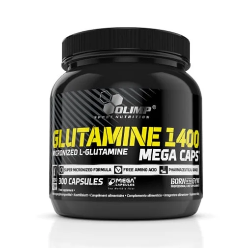 L-Glutamine Mega Caps 1400 mg / 300 Caps / 200g