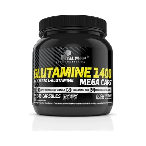 L-Glutamine Mega Caps 1400 mg / 300 Caps / 200g - OLIMP