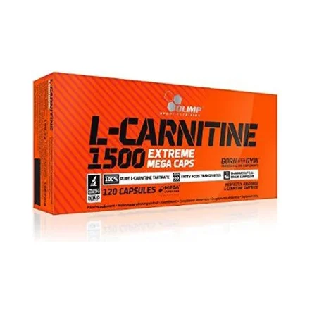 L-Carnitine 1500 Extreme Mega Caps 120 Caps. - OLIMP