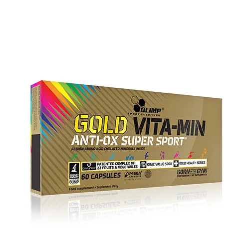 Gold VITA-MIN anti-OX Super Sport 60 Caps.
