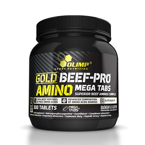 Gold Beef-Pro Amino Mega Tabs / 300 tabs.