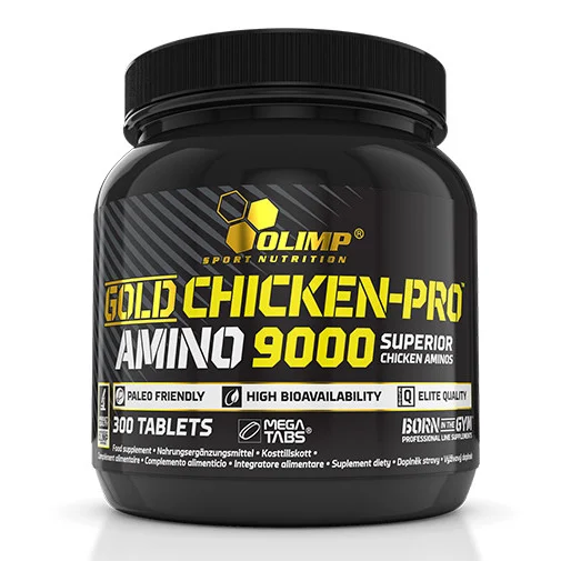 Gold Chicken Pro Amino 9000 / 300 Tabs