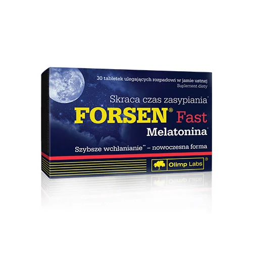 Forsen Fast Melatonin / 30 Tabs (30 дози)
