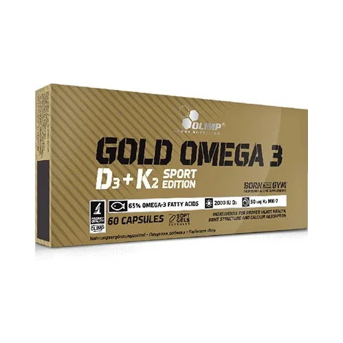 Gold Omega 3 D3 + K2 Sport Edition / 60 Caps - OLIMP
