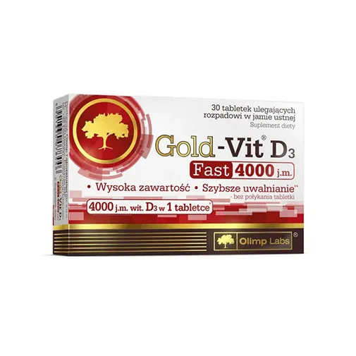 Gold-Vit D3 FAST 4000 IU / 30 Tabs
