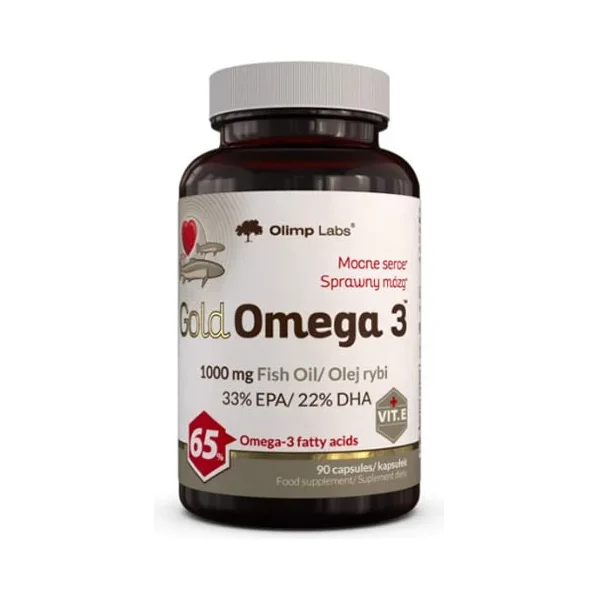 Gold Omega 3 - 65% / 90 Caps - OLIMP