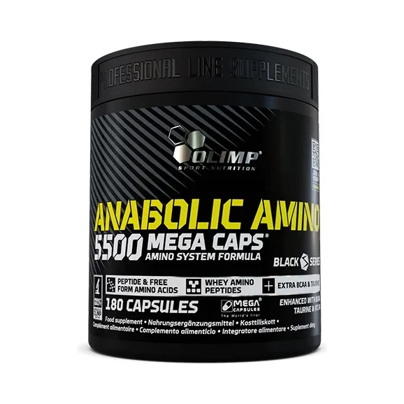 Anabolic Amino 5500 Mega Caps / 180 Caps - OLIMP