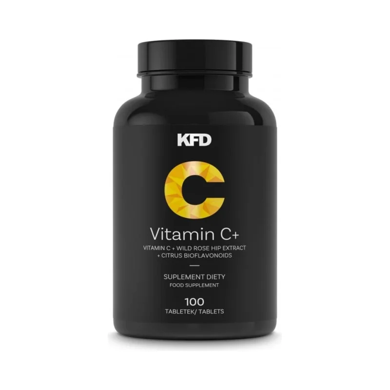 KFD Vitamin C - Витамин C, Разфасовка 100 tabs. - KFD Nutrition
