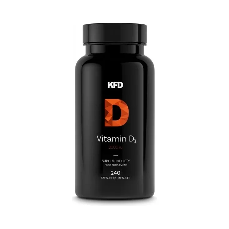 KFD Vitamin D3 - Витамин D, Разфасовка 240 caps - KFD Nutrition