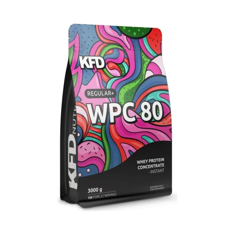 KFD Regular+ WPC 80 - Суроватъчен Протеин, Разфасовка 3.000kg - KFD Nutrition