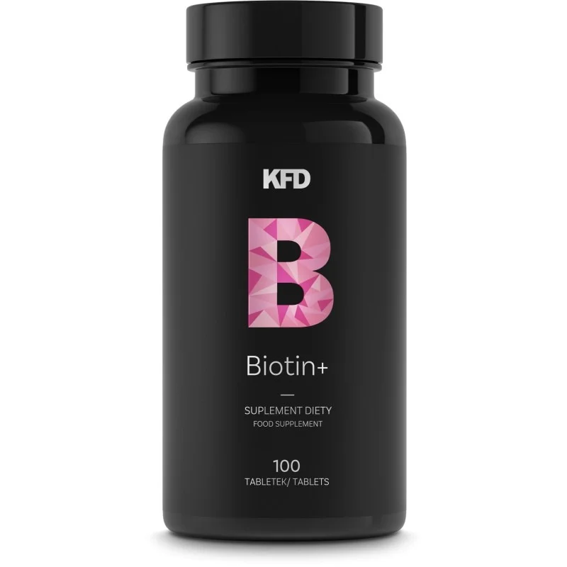 KFD Biotin+ - Биотин, Разфасовка 100 tabs