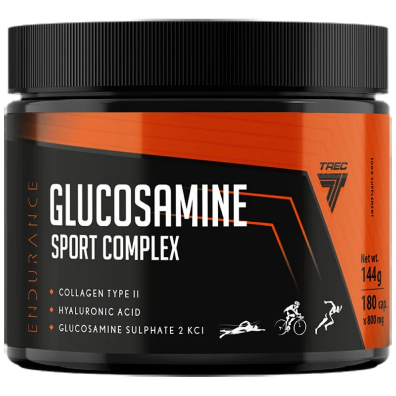 Glucosamine Sport Complex | with Hyaluronic Acid & Collagen Type II / 180 капсули, 60 дози