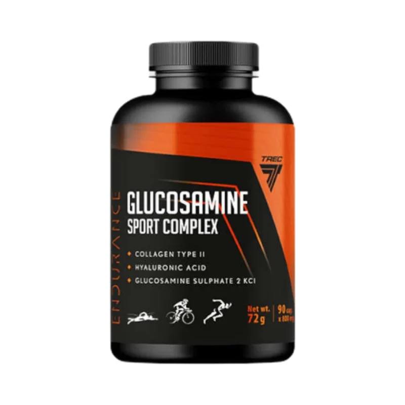 Glucosamine Sport Complex | with Hyaluronic Acid & Collagen Type II / 90 капсули, 30 дози - Trec Nutrition