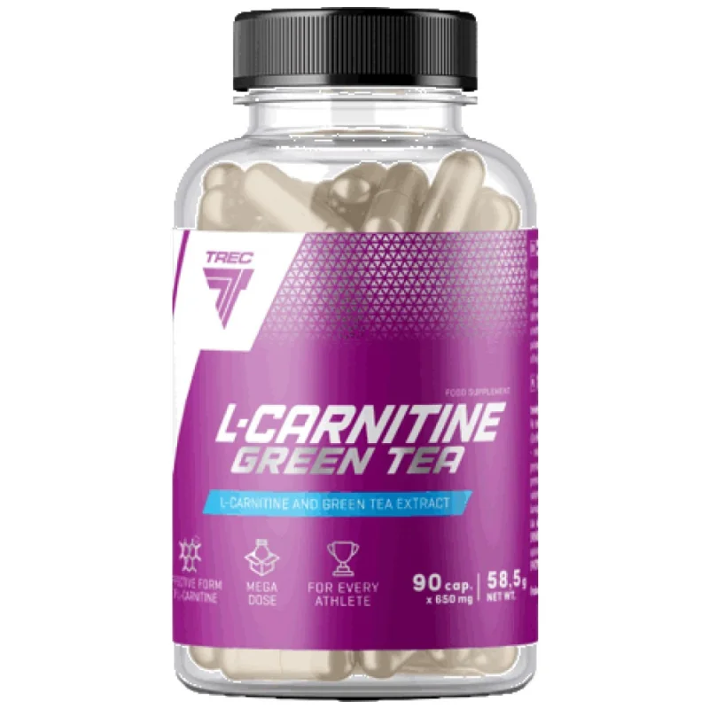L-Carnitine + Green Tea Caps / 180 капсули, 45 дози