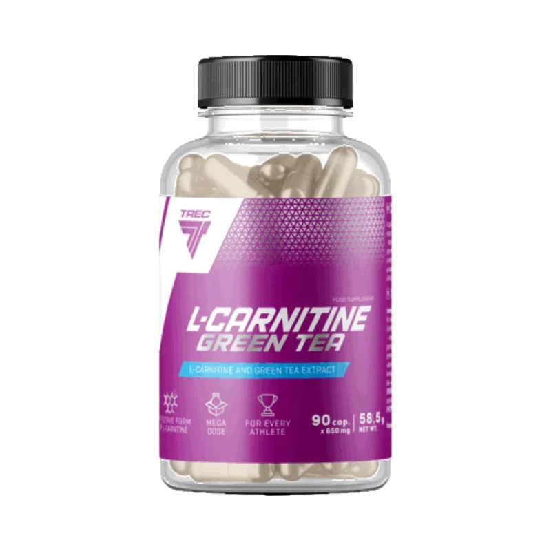 L-Carnitine + Green Tea Caps / 180 капсули, 45 дози - Trec Nutrition