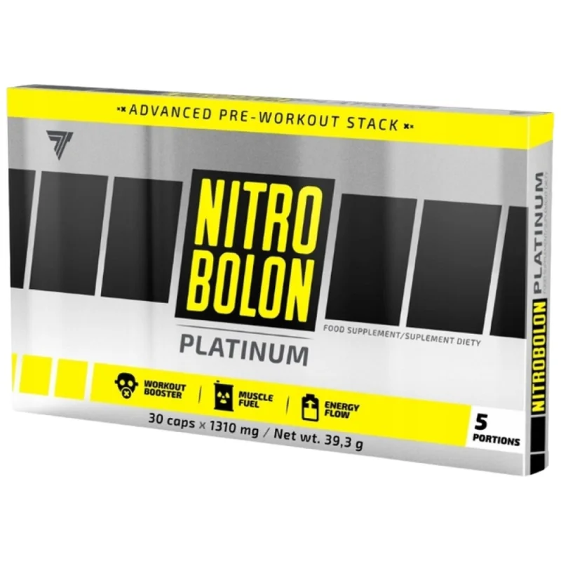 Nitrobolon Platinum Caps | Complete Pre-Workout Formula / 30 капсули, 5 дози