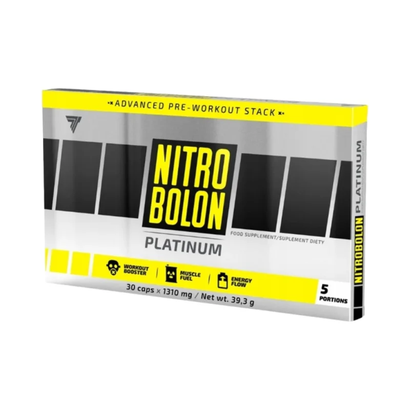 Nitrobolon Platinum Caps | Complete Pre-Workout Formula / 30 капсули, 5 дози - Trec Nutrition