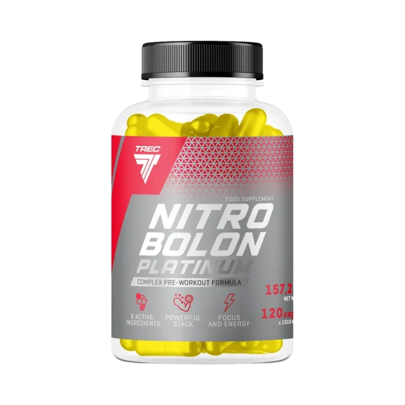 Nitrobolon Platinum Caps | Complete Pre-Workout Formula / 120 капсули, 20 дози - Trec Nutrition