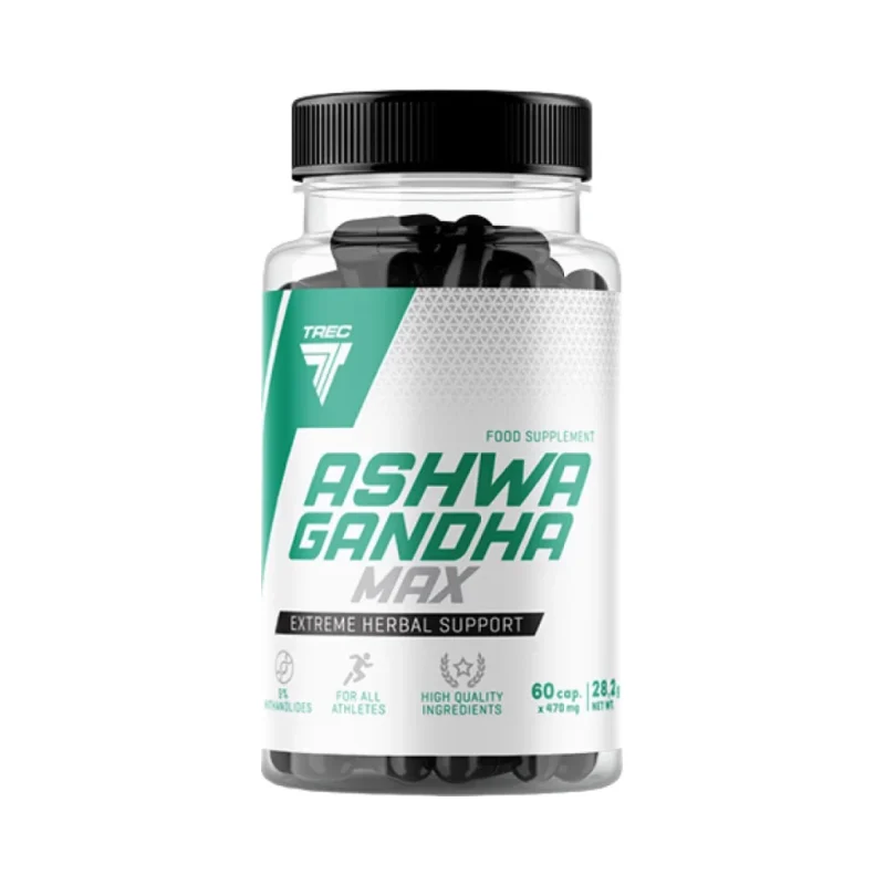 Ashwagandha Max 335 mg / 60 капсули, 60 дози - Trec Nutrition