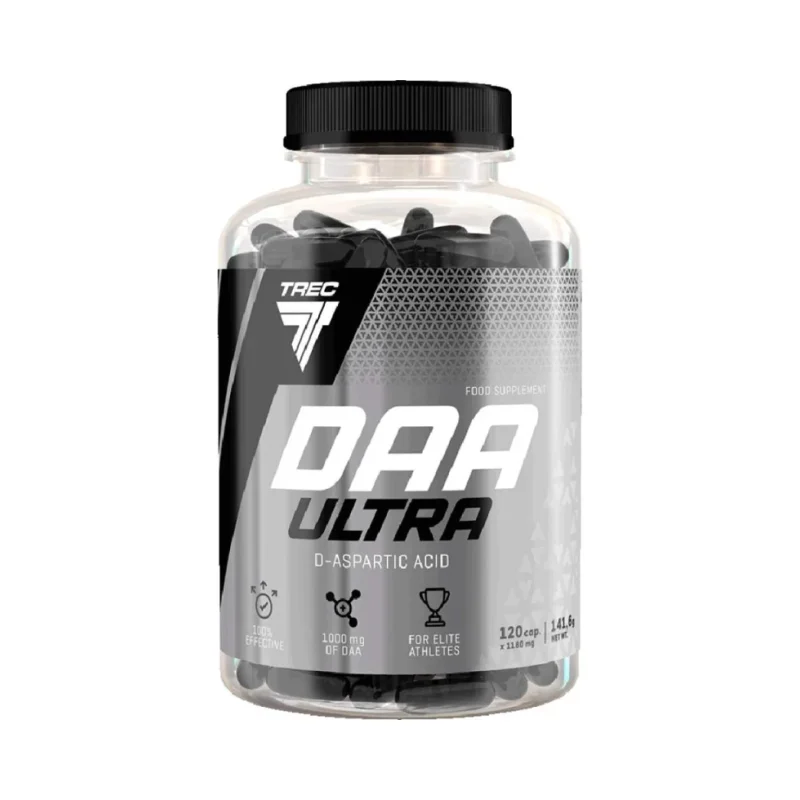 DAA Ultra | D-Aspartic Acid Caps / 120 капсули, 40 дози - Trec Nutrition