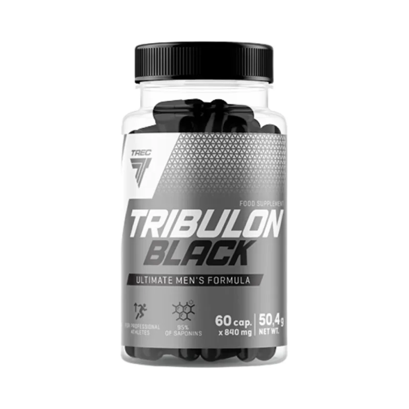 Tribulon Black - Tribulus Terrestris 95% | Ultimate Men's Formula / 120 капсули, 60 дози - Trec Nutrition