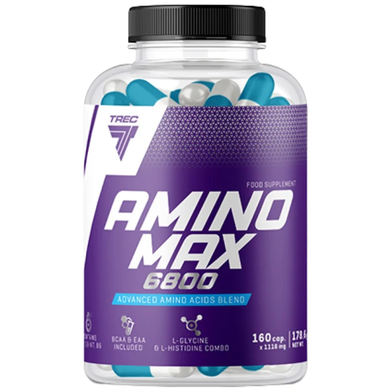 Amino Max 6800 / 160 капсули, 20 дози
